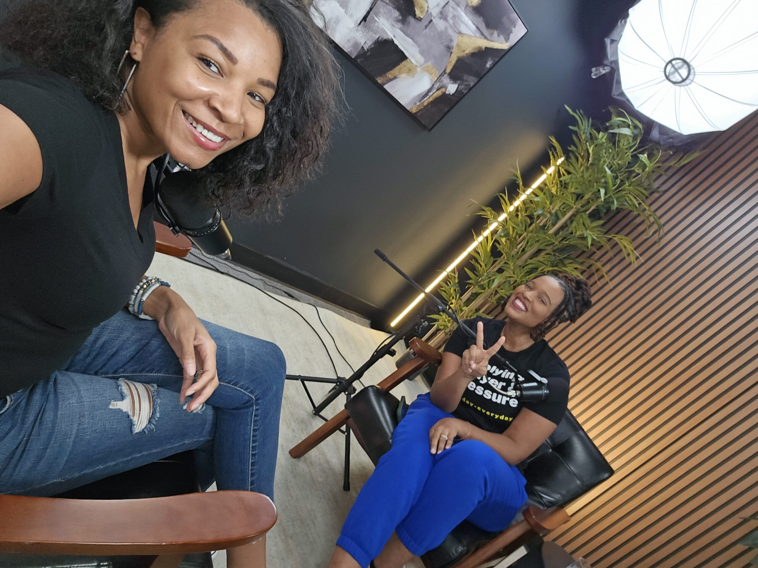 Tamika Carlton and Portia James at Amplify Studio Phoenix, Arizona